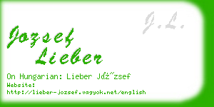 jozsef lieber business card
